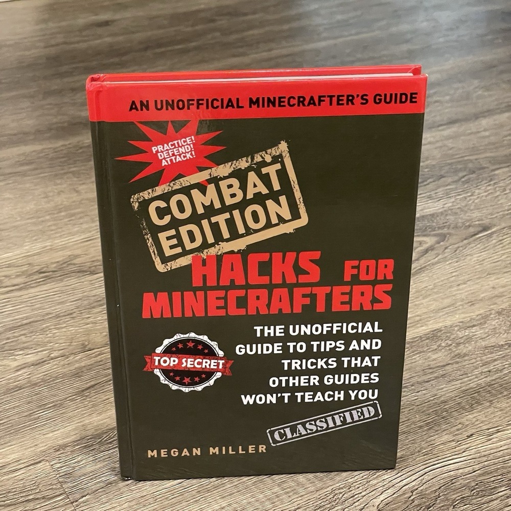 Hacks For Minecrafters Hardcover Book Combat‎ Edition Megan Miller Gaming Guide